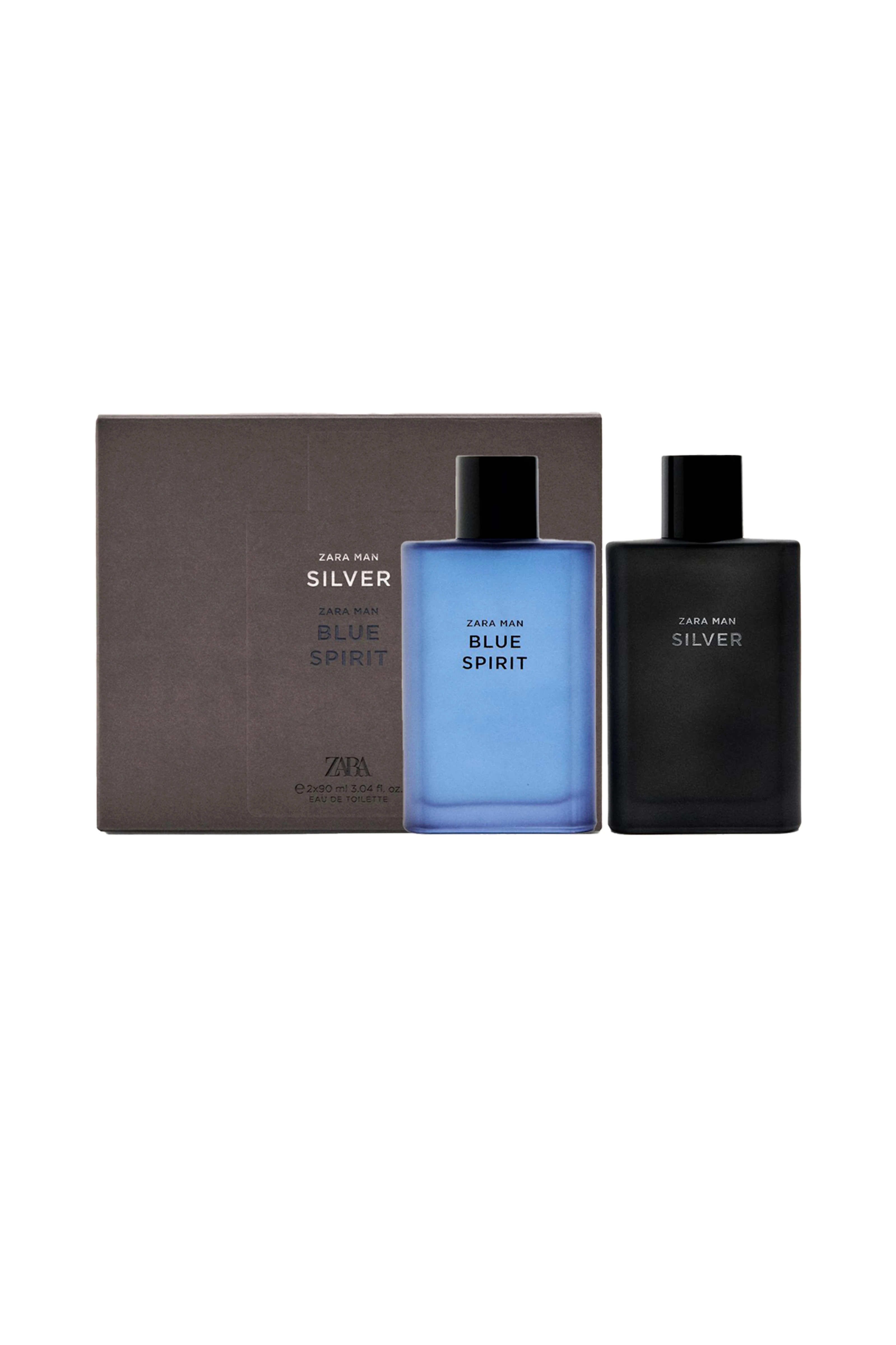 ZARA COFFRET MAN SILVEREDT 90ML + BLUE SPIRIT EDT 90ML