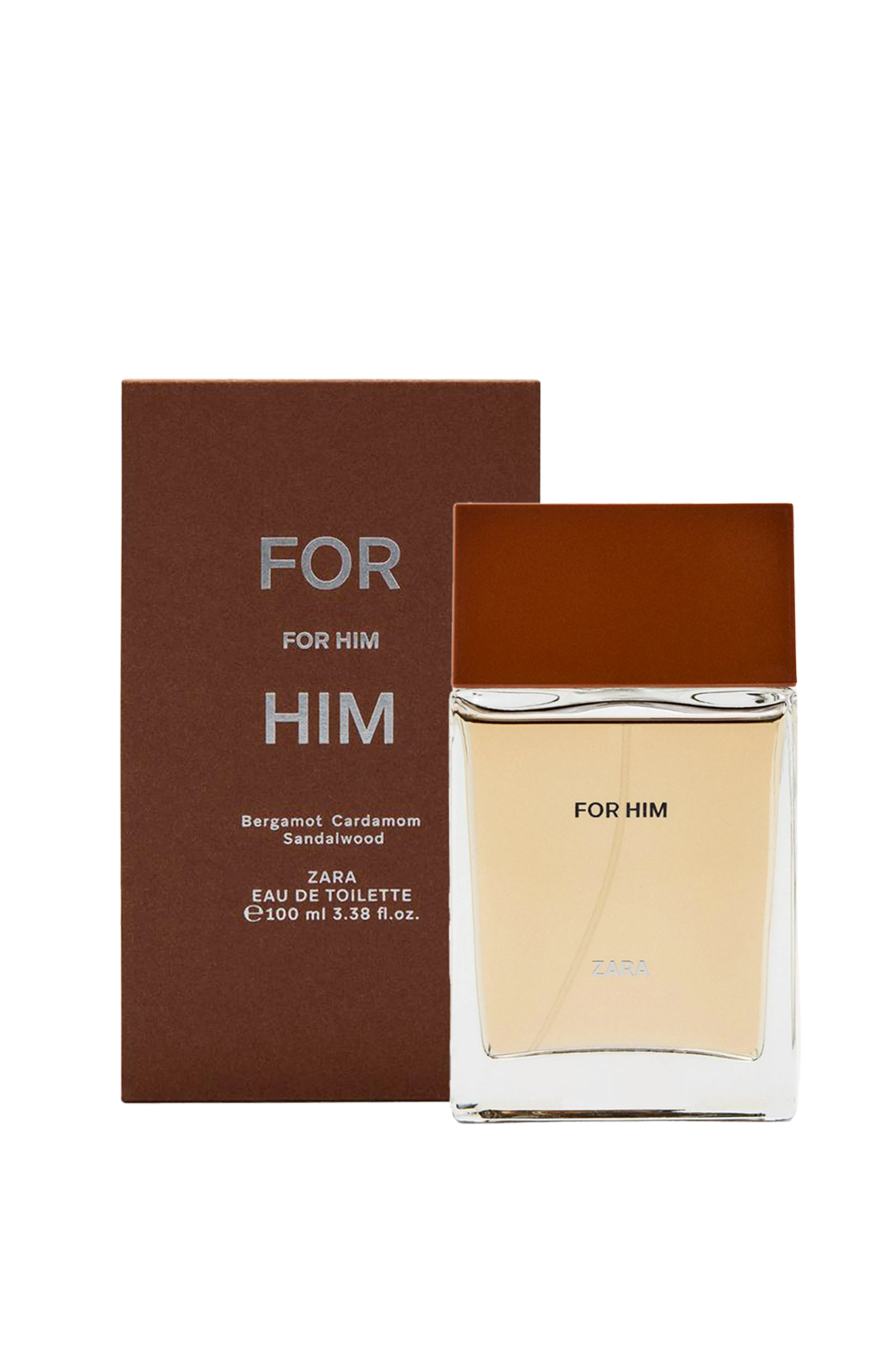 ZARA FOR HIM BERGAMOT CARDAMON SANDALWOOD EDT 100ML